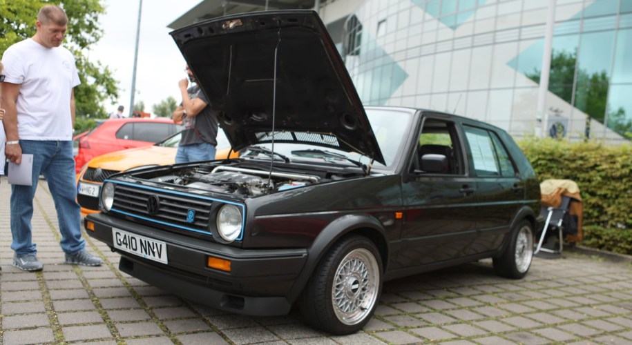 Volkswagen Golf Limited at GTI FanFest with Rajan Paymaster.