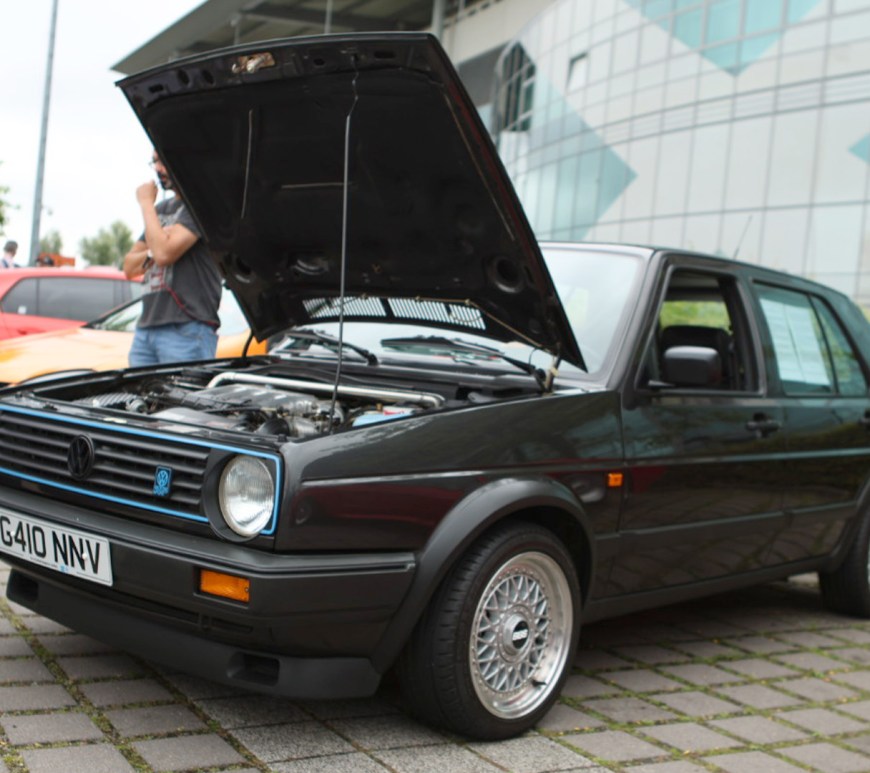 Volkswagen Golf Limited at GTI FanFest with Rajan Paymaster.